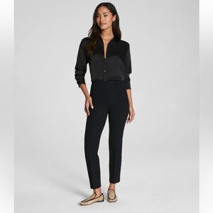 Spanx Perfect Black Pull-On Trousers Size Medium 27” Inseam